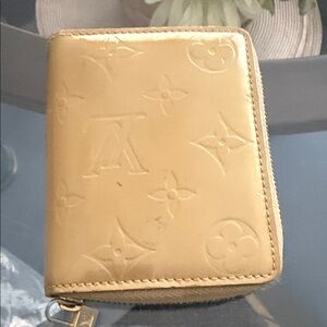 Louis Vuitton Shimmering Gold Monogram Wallet
